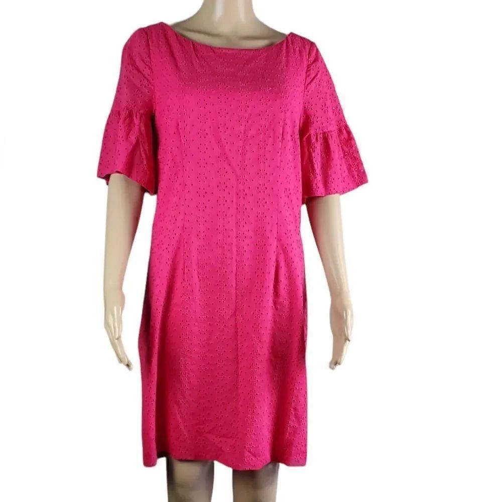 NWT Karl Lagerfield Pink Eyelet Lace Dress